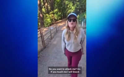 Viral Video Shows Unhinged Portland Woman Losing Her Mind Over “Unethical” Dogs and Calling Stranger a Trump Supporter