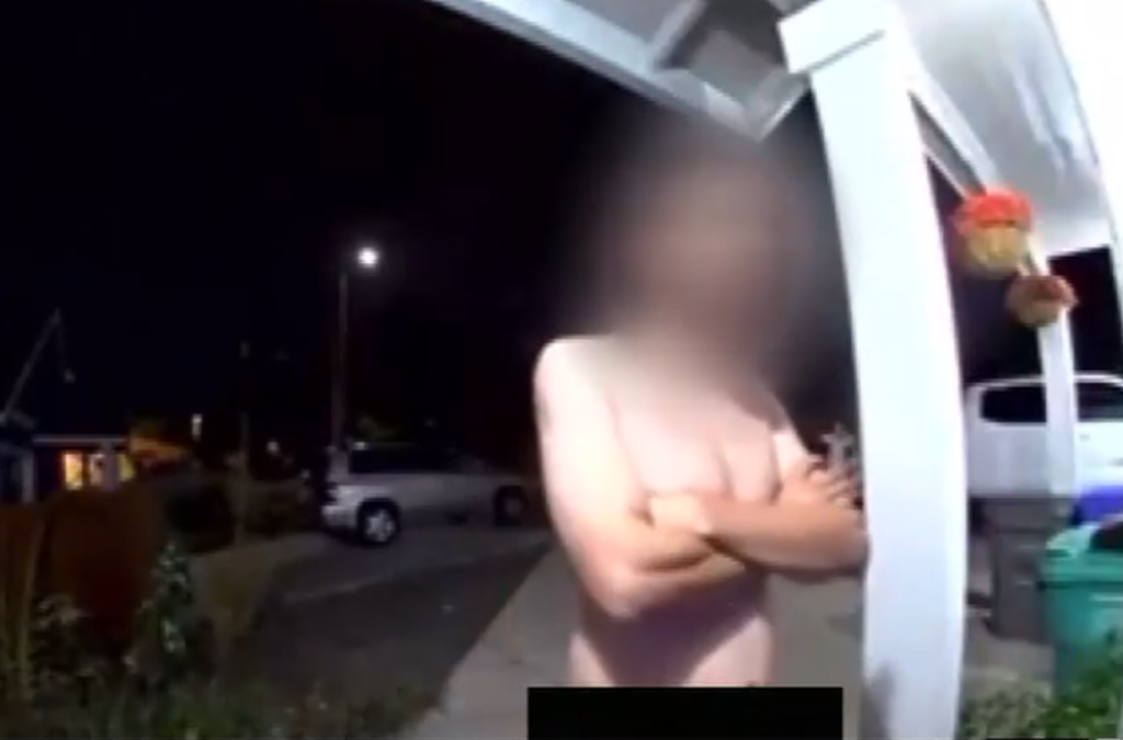 Weird Oregon, Naked Gresham Man, Fox 12 Oregon, White Powder Substance, Nude Portland Guy, Not Satire, E Powell Blvd, Golden Knight Motel, Caught on Camera
