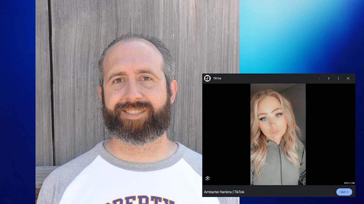 Brookings High School Principal Tristin Harkins and his wife Amber, whose social media comments and viral TikTok controversy led to his resignation