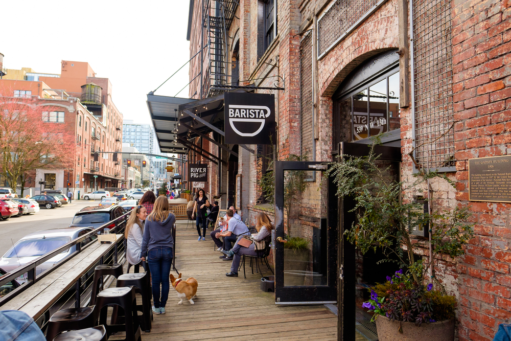 Pearl District in Portland Oregon, 2016
