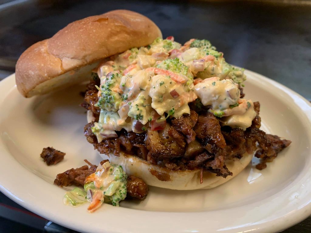 BBQ Brisket Sandwich at Mckenzie Station Pub