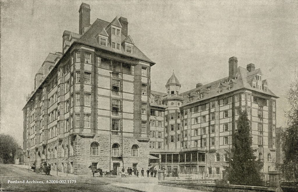 Portland history, Gilded Age, Oregon history, HBO The Gilded Age, Pittock Mansion, Henry Weinhard, Shanghai Tunnels, Old Town Portland, Oregon travel, historical Oregon, Vintage photograph, henry villard, Portland Hotel. 1890