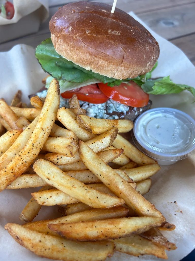 Burger at the Mckenzie General Store