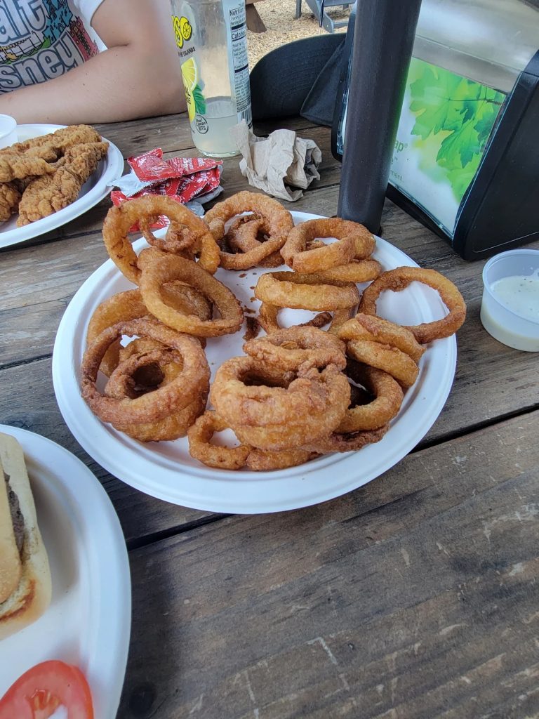 Onion rings at the Mckenzie General Store