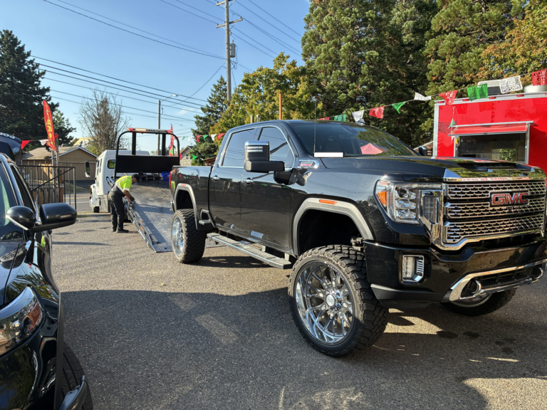 A truck seized during the sex trafficking crackdown in September.