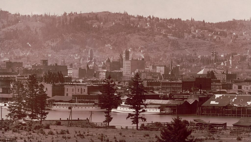 Portland history, Gilded Age, Oregon history, HBO The Gilded Age, Pittock Mansion, Henry Weinhard, Shanghai Tunnels, Old Town Portland, Oregon travel, historical Oregon, vanished mansions, PDX Skyline, 1890s, Vintage photograph