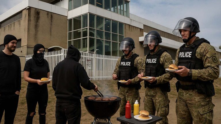 Antifa and Troops Surprise Portland With Joint Block Party, Music by DJ Molotov