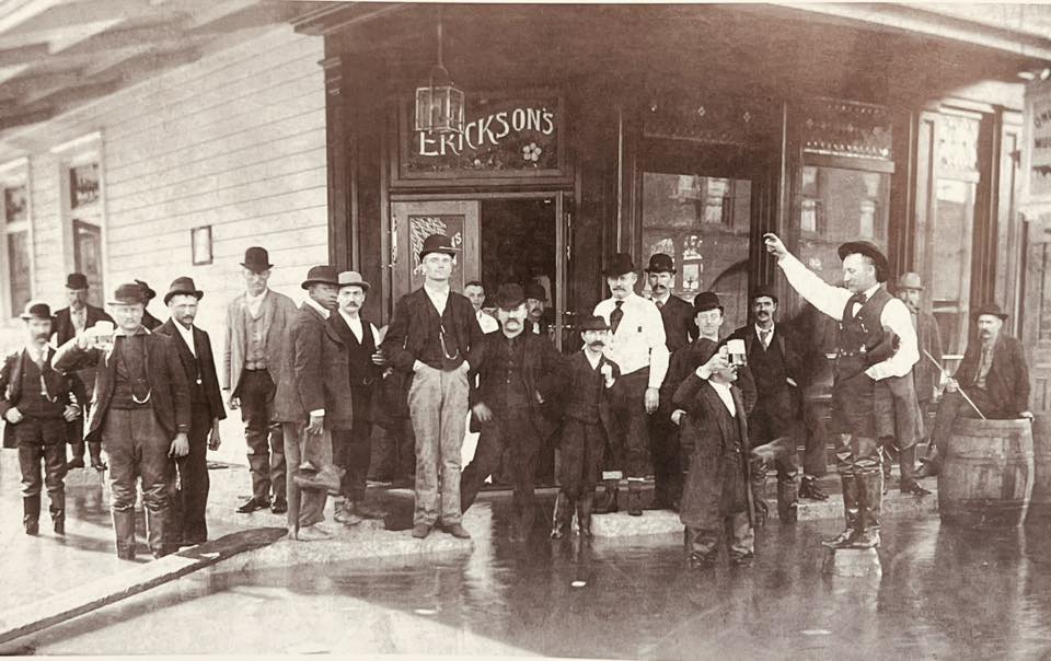 Portland history, Gilded Age, Oregon history, HBO The Gilded Age, Pittock Mansion, Henry Weinhard, Shanghai Tunnels, Old Town Portland, Oregon travel, historical Oregon, Vintage photograph, erickson's saloon, 1894, portland flood, Burnside St.