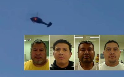 FBI Says Four Men Arrested in Portland for Shining Laser at Border Patrol Helicopter Are Illegal Aliens