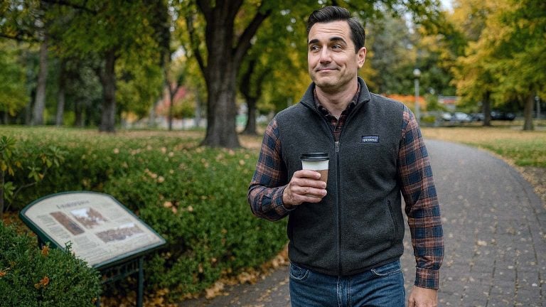 Bend Locals Say Fall Didn’t Officially Begin Until Patagonia Over Flannel Guy Walked Drake Park With Coffee