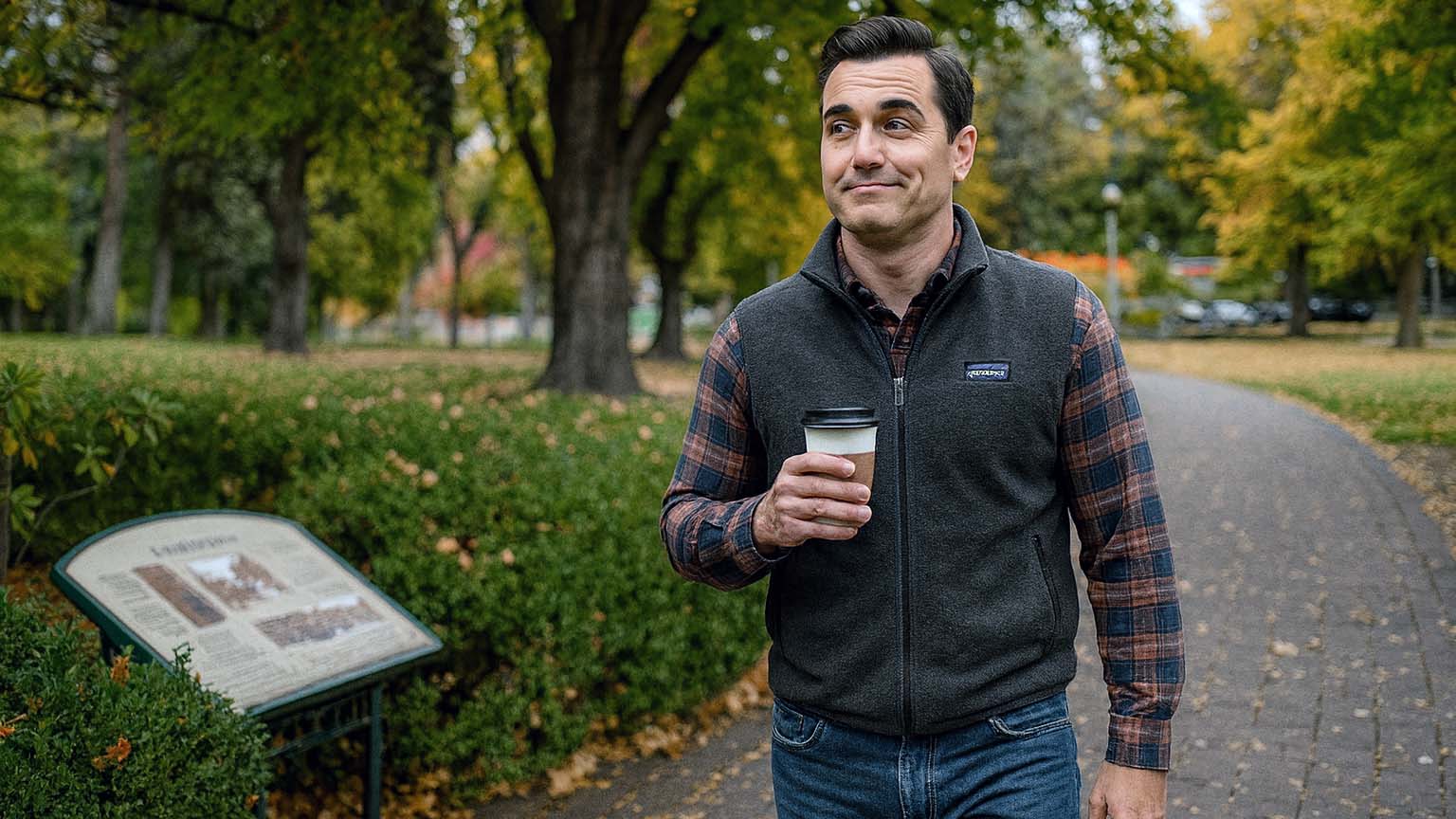 smug bend guy