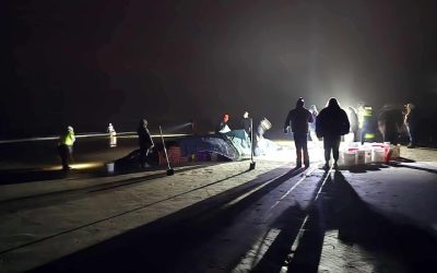 Live Humpback Whale Becomes Stranded Near Yachats, Drawing Overnight Crowd to Oregon Coast