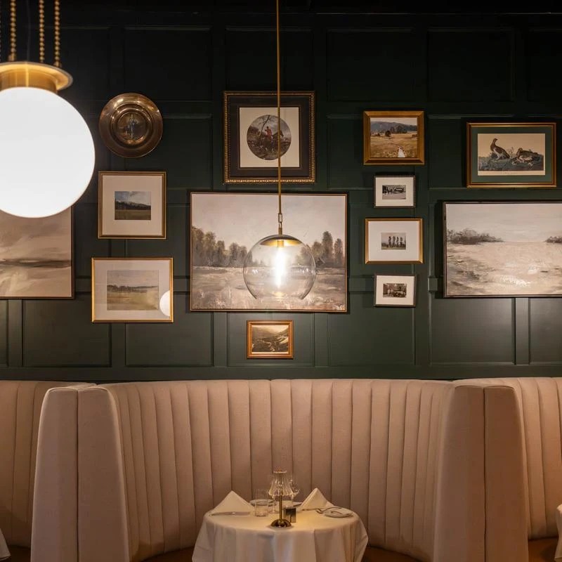 Dining table at Kennedy's Steakhouse