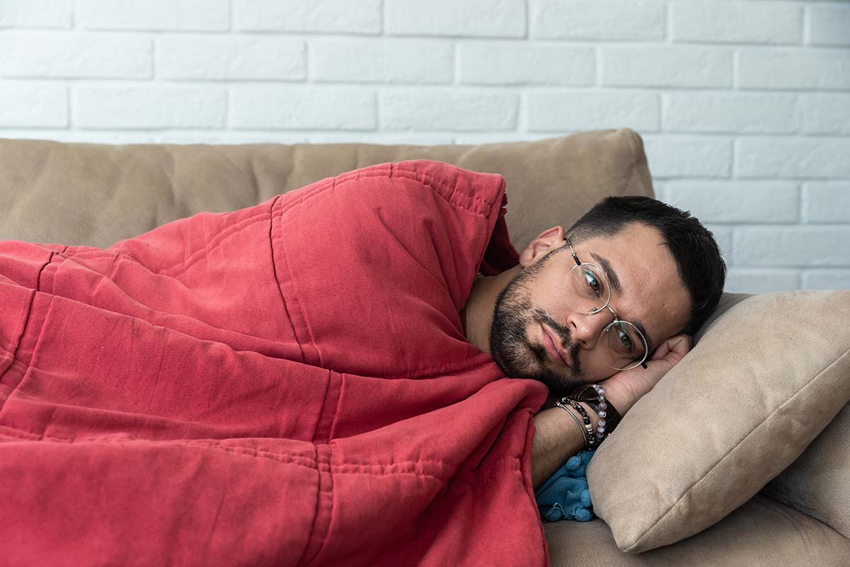 Absolute,Solitude.,Side,View,Of,A,Depressed,Unhappy,Sad,Man