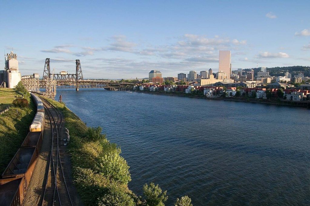 Willamette River in Portland, Oregon