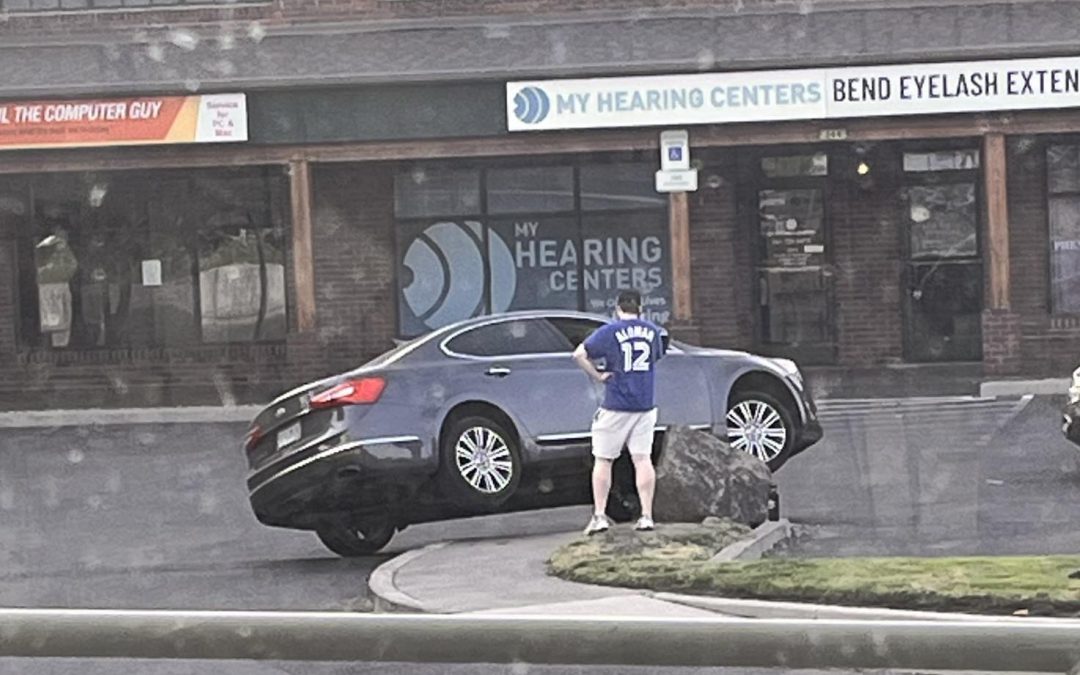 This Innocent-Looking Rock in Bend Has Wrecked So Many Cars It Has a Fan Club