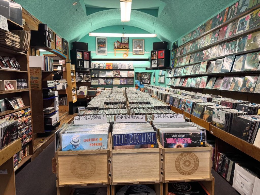 music millennium, portland oregon, for sale, music store, nostalgia, vinyl records, 1969, being sold