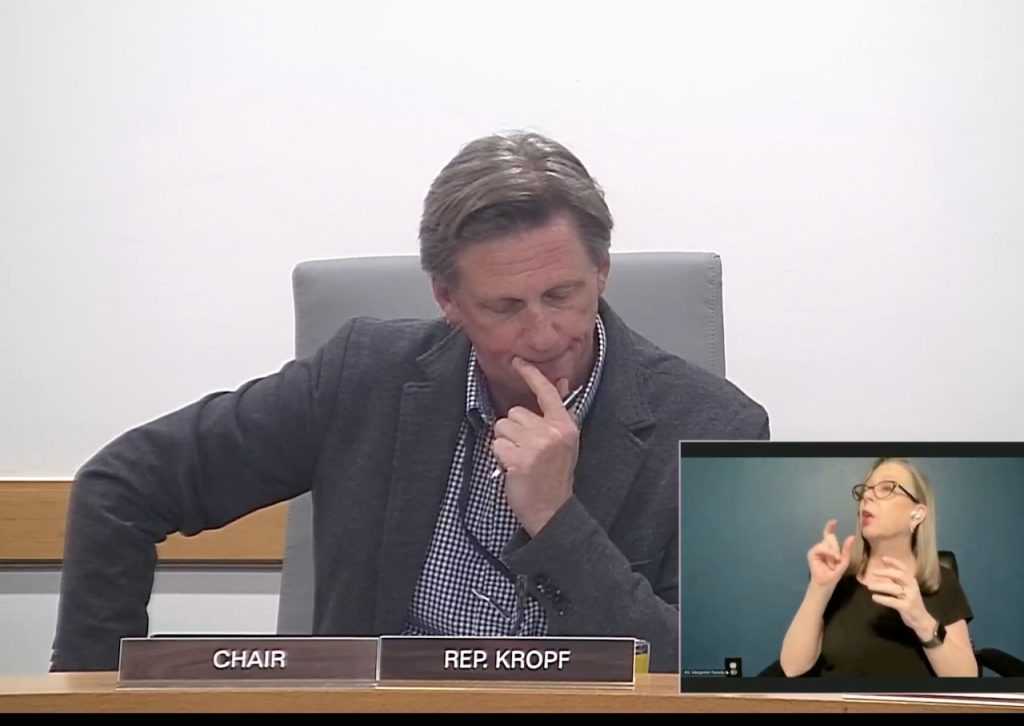 Rep. Jason Kropf, D-Bend