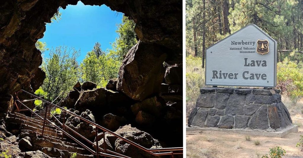 Lava River Cave in Oregon