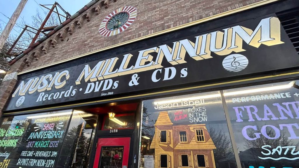 music millennium, portland oregon, for sale, music store, nostalgia, vinyl records, 1969, being sold