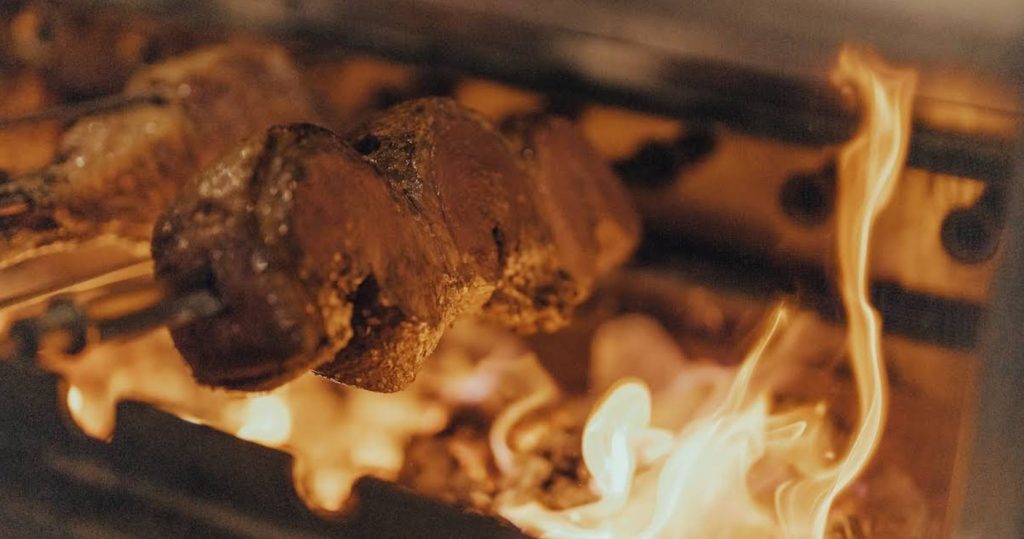 Fogo de Chão, brazillian steakhouse, Tigard Oregon, Portland Oregon, carnivore paradise, where to eat, new restaurants, giant meat skewers, buffet, all you can eat, dining, special occasion, food coma, the meat sweats