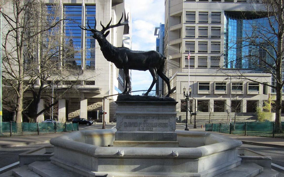 Portland To Reinstall Historic Elk Fountain, Promises This Time It Will Only Be Vandalized Respectfully