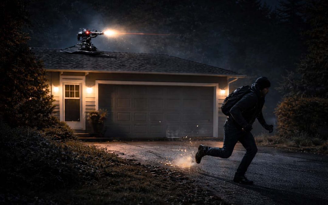 Springfield Rolls Out Pilot Program Where Roof Guns Politely Ask “Hey Man, What Are You Doing?” Before Escalating