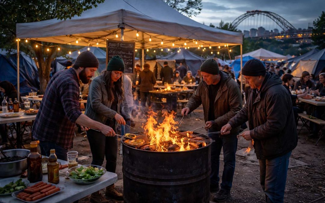 New Portland Eatery Lets Guests Cook Their Own Meal Over Shared Barrel Fire For Added Authenticity