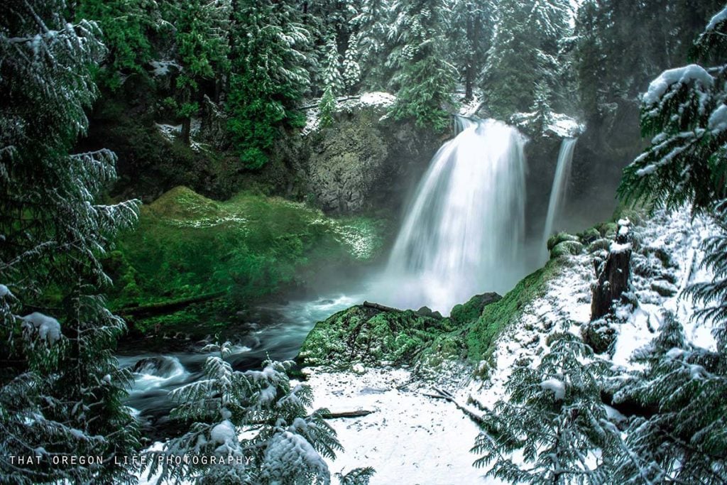 Sahalie Falls in Oregon