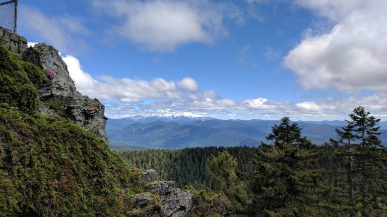 This Columbia Gorge Hike Ends On A Stone Summit With Sweeping Views Of Five Volcanoes