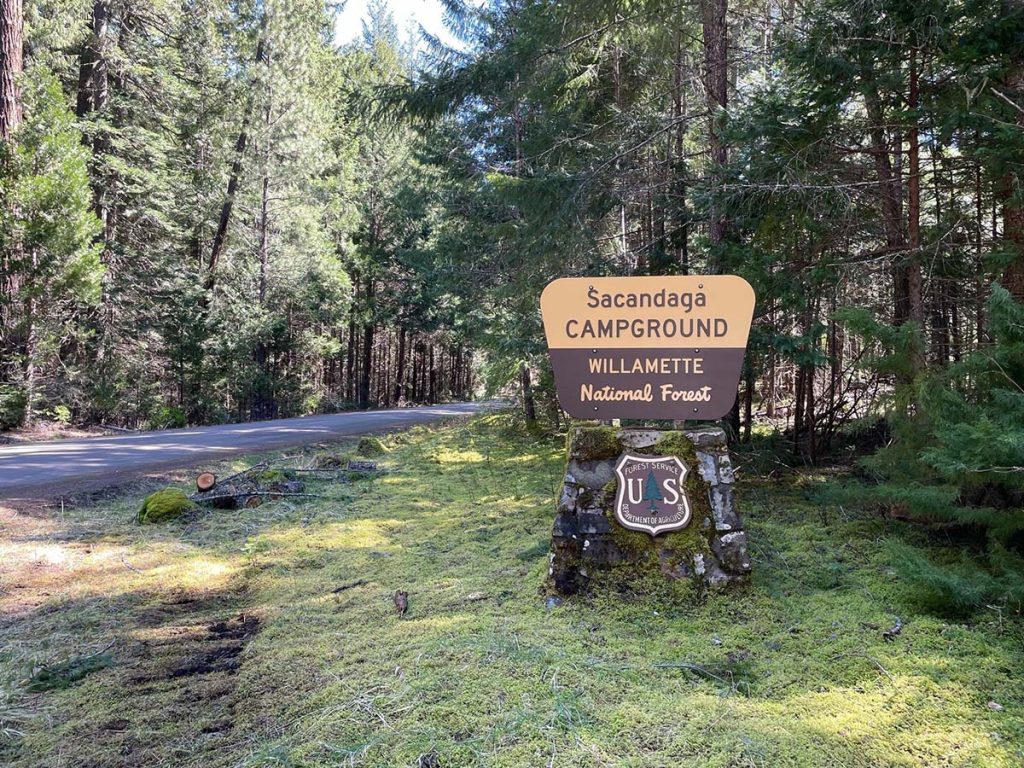 Campground in Oregon