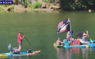 Hundreds Take To The Clackamas River In Protest Of Paddle Permit Signed By Tina Kotek