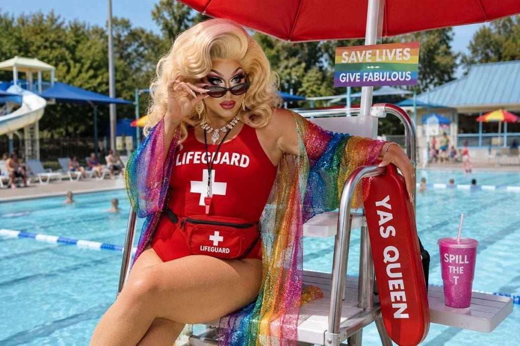 drag queen lifeguards in Oregon