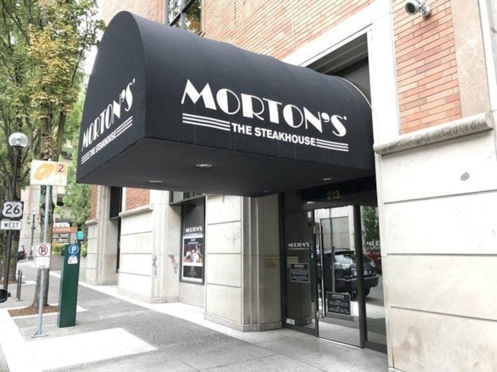 Morton's Steakhouse in Portland Oregon
