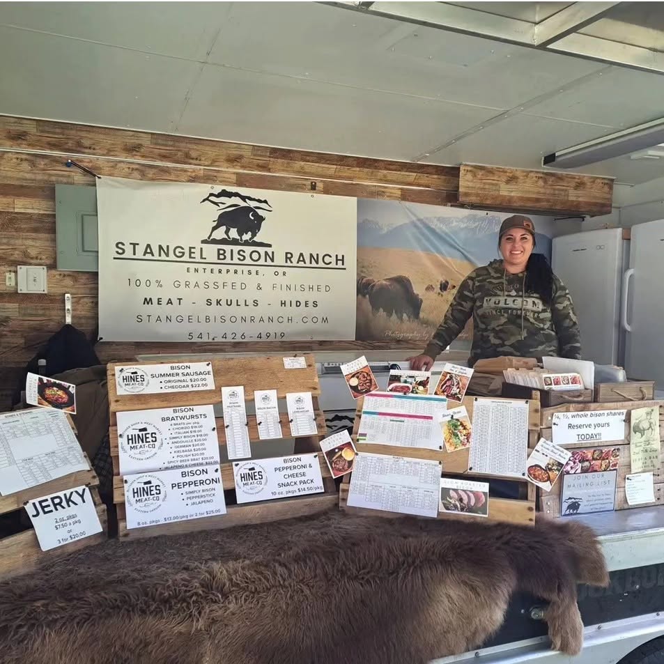 Strangel Bison Rinch, Enterprise Oregon, Northeast Oregon, Wallowa County, Grass Fed Meat, Sustainable Farming, Free Range, Working Family Farm, 7000 Acres, Roaming Buffalo, Where To Buy, By Appointment Visits, Support Local