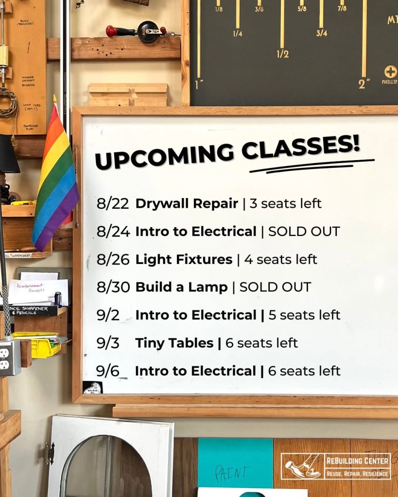 the rebuilding center, portland oregon, n mississippi ave, salvage supplies, recycled building materials, old houses, non profit, big-box alternative, DIY classes