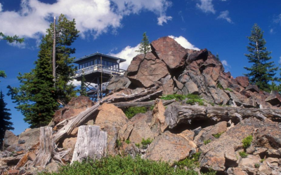 Historic Fire Lookout Destroyed by Grasshopper Fire in Mt. Hood National Forest