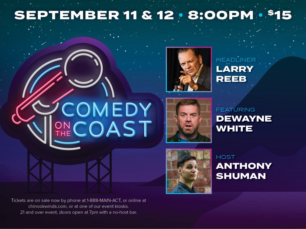 Comedy on the Coast September 11-12