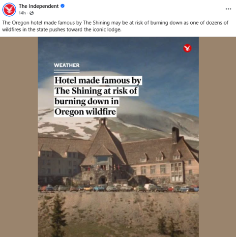 National Media Claims Timberline Lodge Is “At Risk of Burning Down ...