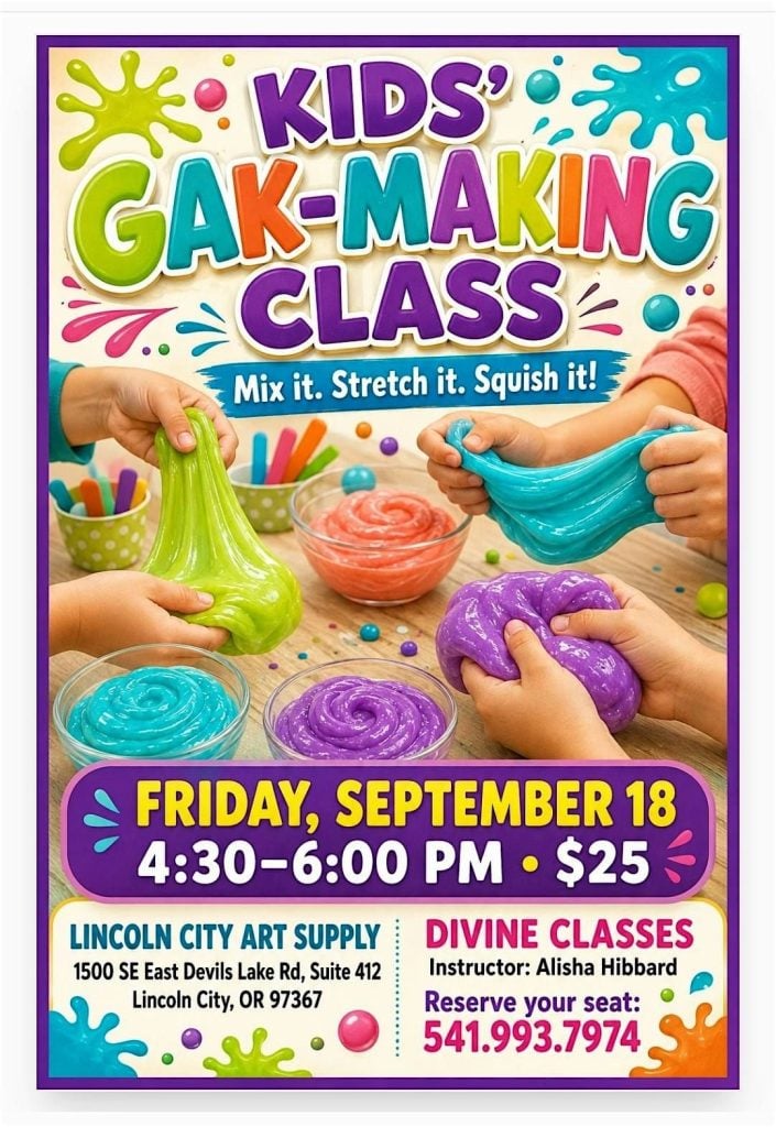 Kids Club- Gak Making Class