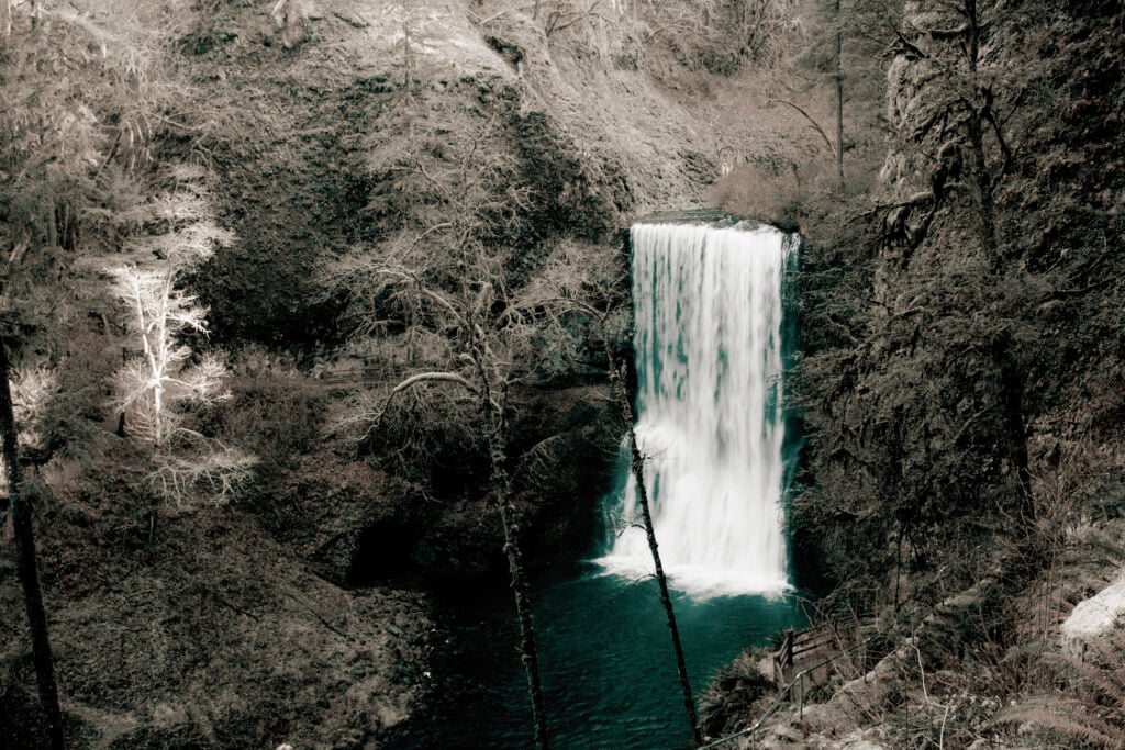 Lower South Falls in Oregon