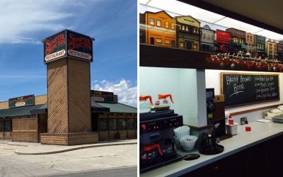 This Beloved Oregon Restaurant Has a Train Running Through the Dining Room