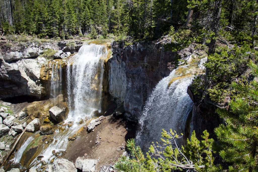 Paulina Creek Falls in Oregon