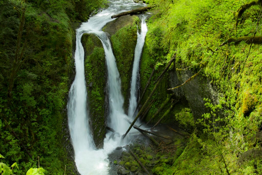 Ponytail Falls in Oregon