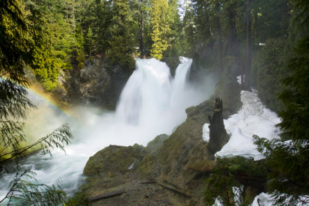 Sahalie Falls in Oregon