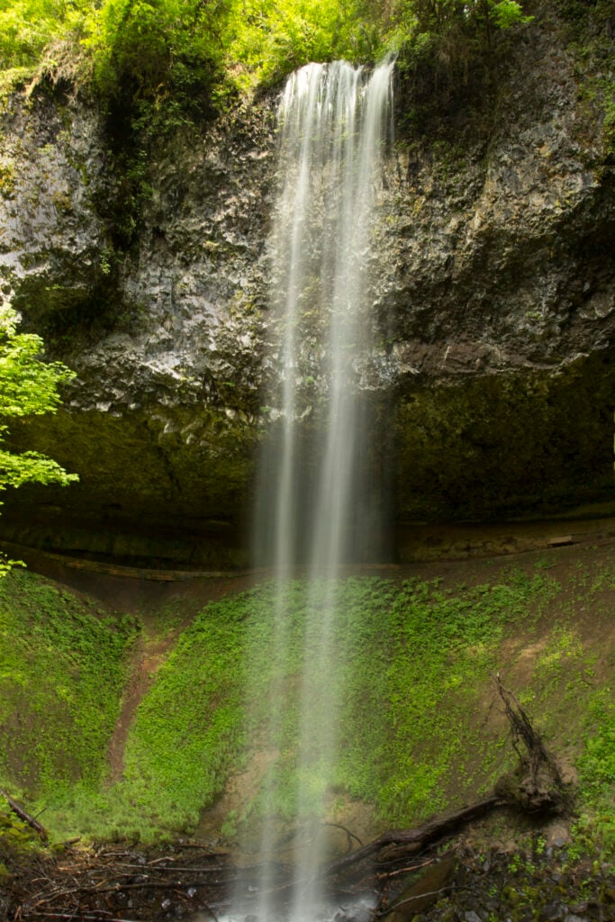 Shellburg Falls in Oregon
