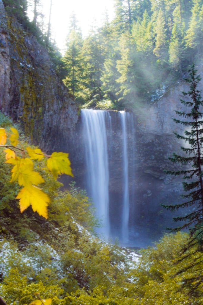 Tamanawas Falls in Oregon