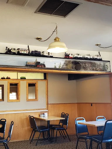 Model train set Sumpter Junction Restaurant