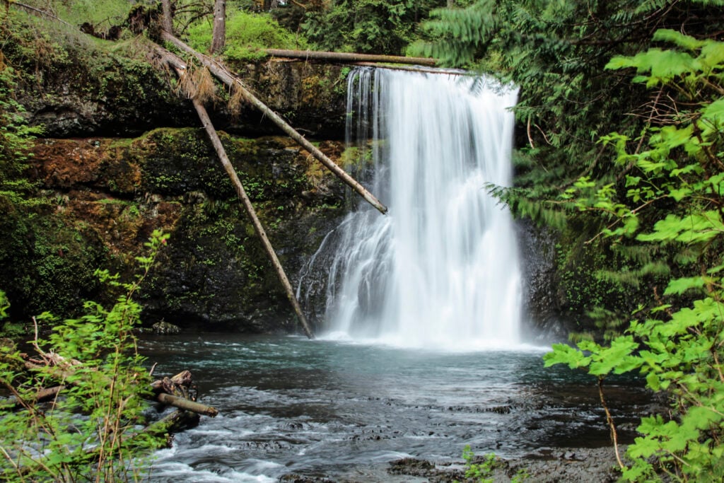 Upper North Falls in Oregon