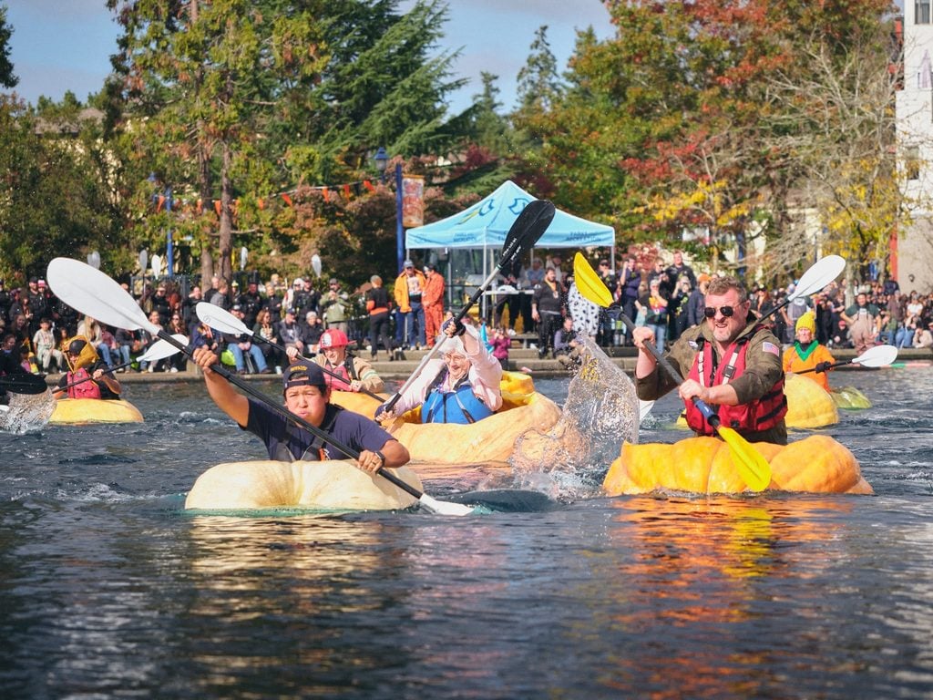 Giant Pumpkin Regatta, Tualatin Oregon, October 2026, Upcoming Events, Fall Things To Do, Autumn Fan, Halloween, Costumes, Foot Race, Pumpkin Judging, Family Fun
